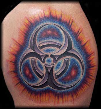 Looking for unique Tattoos? Biohazard